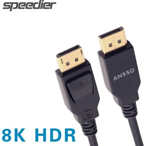 DP to DP 1.4 8K@60Hz 4K@144Hz HD computer monitor connection cable MiniDP to DP 1.4 data cable 0.5m 1.3m 2m Ultra Slim