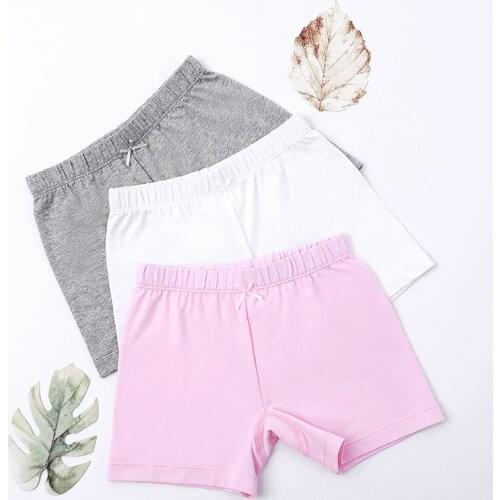 2021 Brand Cotton Girls Safety Pants Top Quality Kids Short Pants Underwear Children Summer Cute Shorts Underpants For 3-14 T