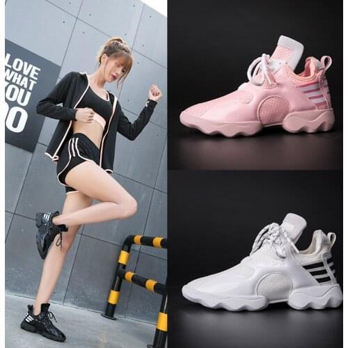 Women Fitness Sneakers Soft Lightweight Breathable Casual Shoes Jogging Step Training Womens Shoes Yoga Gym Fashion Trend