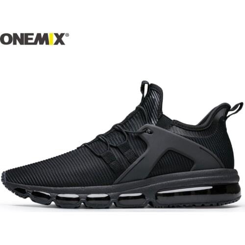 ONEMIX 2020 Mens Trainers Running Shoes Safety Athletic Sneakers Casual for Outdoor Walking Training Knitted mesh Sports Shoes