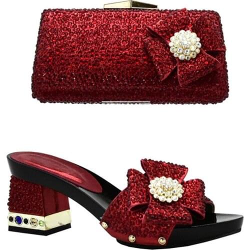 New Arrival Italian Shoes and Bags Set Envio Gratis African Matching Shoes and Bags Italian In Women Nigerian Women Wedding Shoe