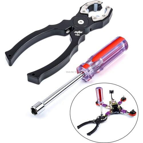New Nuts Prop Motor Mount 8mm Wrench Multifunctional Pliers Motor Clamp RC Tools Propeller Quick Release Tools For FPV RC Drone