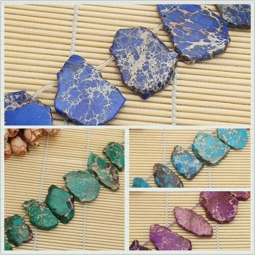 Wholesale 22-45mm Baroque Emperor Jaspers Loose Beads15"/38cm,BeadsFor DIY Jewelry Making ! wholesale for all items