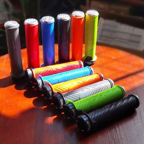 1pair Cycling Lockable Handle Grip For Bicycle MTB Road Bike Handlebar Bicycle Grip Bike Aluminum Alloy + Rubber 4 Colors