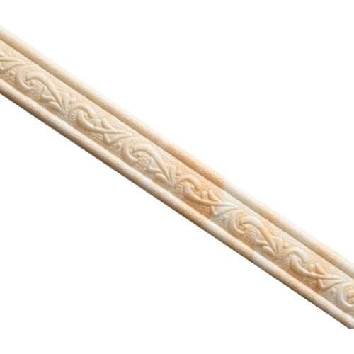 3D Pattern Sticker Wall Trim Line Skirting Border Decoration Self Adhesive Household WWO66