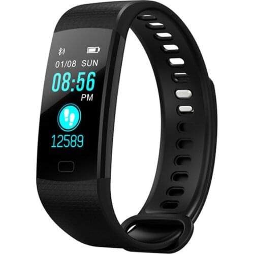 Smart Bracelet Color LCD Heart Rate Blood Pressure Monitoring Bluetooth Fitness Pedometer Smart band For Android IOS
