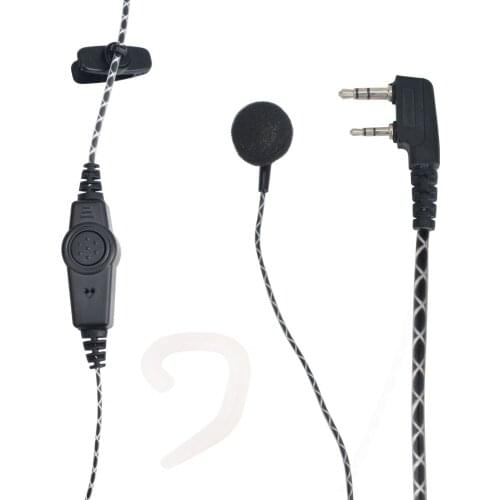 K plug-in One-wired Light weight In-ear G loop Earphone for Walkie Talkie Baofeng BF-888S UV-5R WOUXUN KG-UVD1P