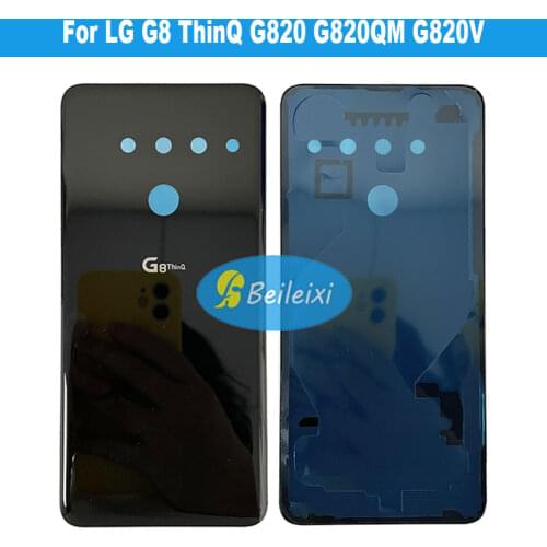 For LG G8 ThinQ G820 G820QM G820V G820N G820U Battery Back Cover Glass House Protective Replacement Durable Back Cover