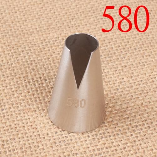 580# Santana Cream Dumplings Decorating Mouth 304 Stainless Steel Cake Baking DIY Tool Medium