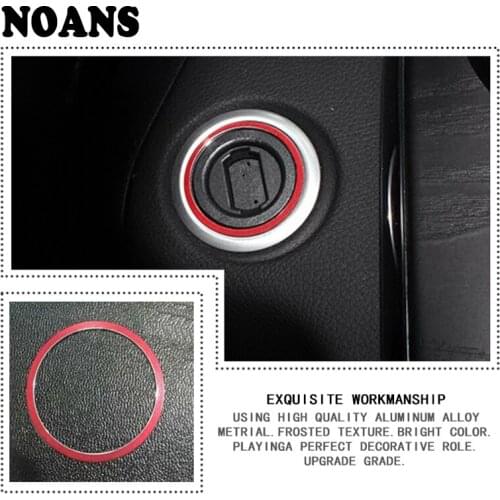Aluminum For Mercedes Benz A-E Class GLK GL GLA Car styling Ignition Switch Start Button Decorative Stickers Accessories