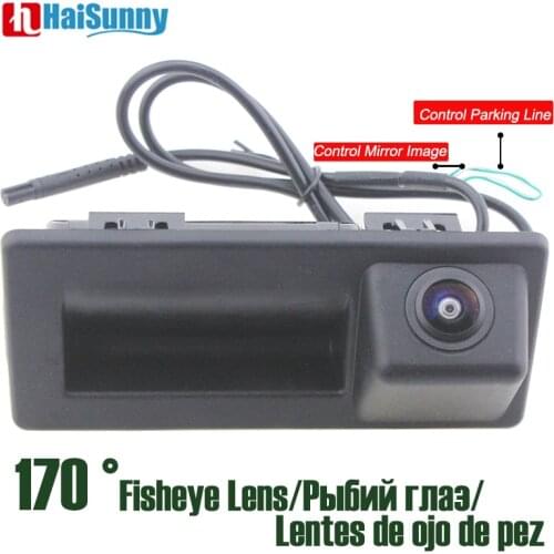Car Rear View Camera Fisheye lens View Angle 170 Degree Night Vision For Tiguan L 2018 Touran L 2016 2017 Skoda Superb 2017 2018
