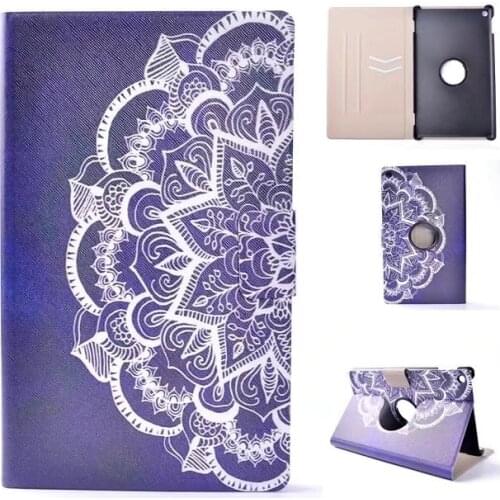Print Flower PU Leather Flip Cover Table Case For Amazon Kindle Fire HD 8 HD8 2016 8'' inch Tablet Case Shell Protector Cover