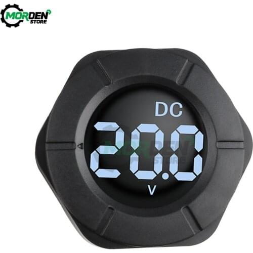 DC0-300V AC 30-500V Digital Voltmeter Round LCD Display 0-300V Car Voltage Monitor Volt Panel Meter PZEM-019V/ PZEM-024V