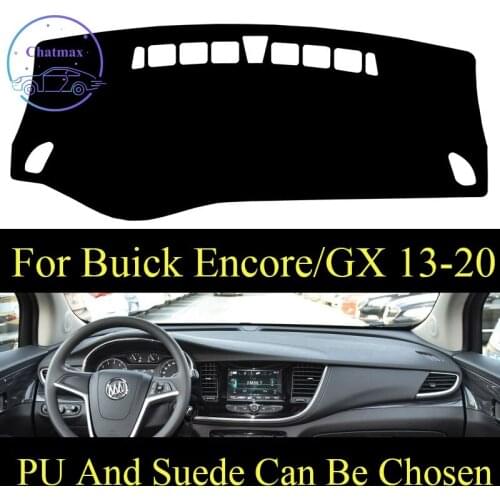 Customize For Buick Encore/Encore GX 2013-2020 Dashboard Console Cover PU Leather Suede Protector Sunshield Pad