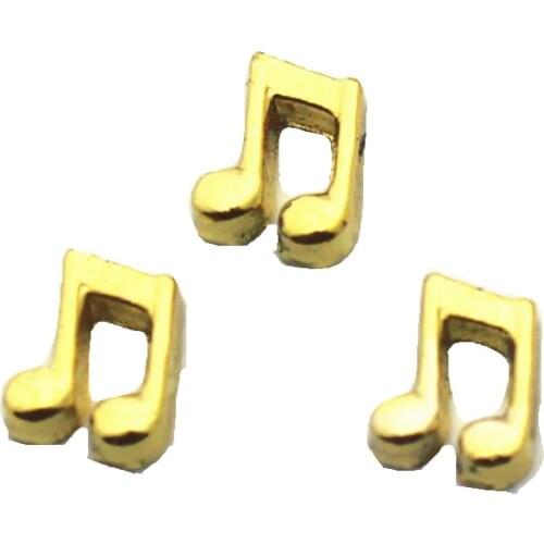 Hot Sale 10pcs/lot Metla Music Operator Floating Charms For Living Glass Memory Lockets Necklace DIY Jewelry