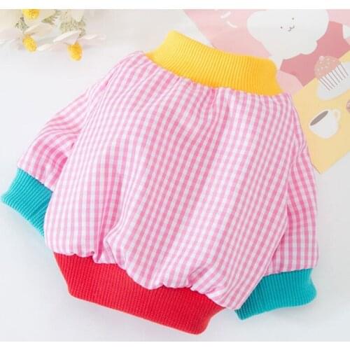 Cats Dogs Chihuahua Costumes Christmas Clothes Pet Clothes Small Dog Plaid Shirt Cat T-Shirt Puppy