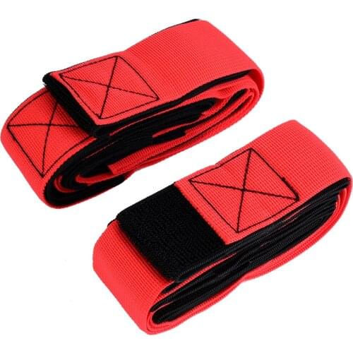 2PCS 6 People Giants Footsteps Trams Fastening Tape Outdoor Team Games Training Equipment Strong And Durable