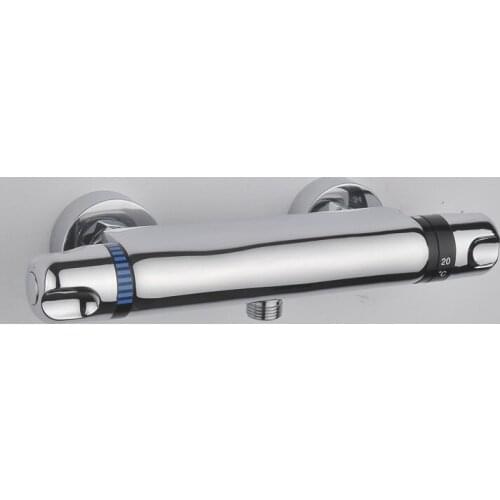 Brass shower faucet thermostatic valve, Bathroom thermostatic shower faucet mixer water tap, Wall mounted shower faucets chrome
