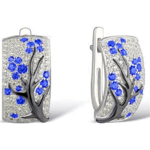 Trendy Women Stud Earrings Vintage Flower Earrings Fashion Jewelry Accessories Girl Gift