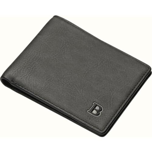BABORRY 2020 Coin Bag Men Wallets Man Wallet Small Leather Purses Short Male Wallet PU Card Holder Mens Purses Money Wallet