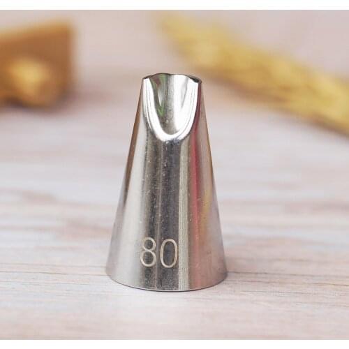 #80 Chrysanthemum Nozzles For Cakes Fondant Decorating Pastry Icing Piping Tips Bakeware Kitchen Baking Tools