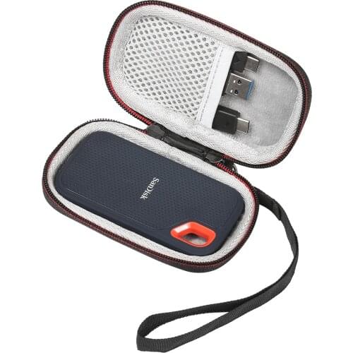 New Hard EVA Cover Case for SanDisk 250GB / 500GB / 1TB / 2TB Extreme Portable SSD SDSSDE60 - Carrying Storage Bag (Only Case)