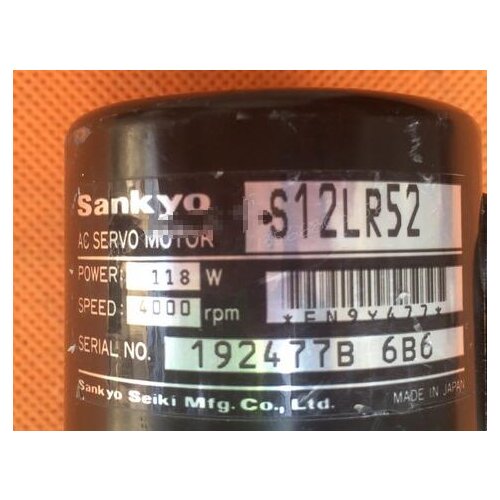 AC servo motor S12L52 , Used one , 90% appearance new , 3 months warranty , fastly shipping
