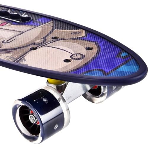 22 Inch Maple Skateboard Deck Skateboard Long Board Deck Penny Board With 4 Wheels Pennyboards For Kids Beginners