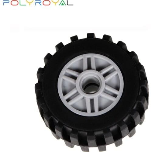 Building Blocks accessories DIY Technic Parts Moc 30x15mm 1 PCS Tire Off-road Car Leather wheel Compatible Assembles Particles