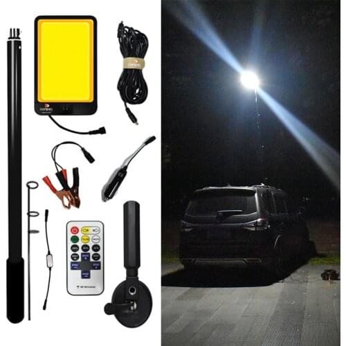 LED Emergency Lights Flashing Warning flashing beacons Flare with Sucker Base telescopic pillar lamp post for Car Truck Boat