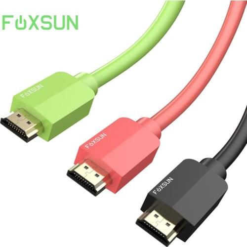HDMI-compatible High Speed Cable 18Gbps 2.0 Cable 4K@60Hz for Apple TV,Ethernet, Audio Return, Video UHD 2160p HD 1080P