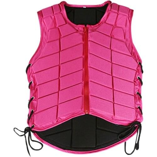 Horse Riding Vest Equestrian Body Protector Safety EVA Padded Breathable Adjustable Waistcoat 8 Sizes to Select