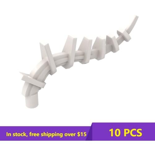 10PCS MOC 55236 Plant Vine Seaweed Attachment Tthorn Bionic Spine Creative High-tech Building Block Model Kids Toys DIY Gifts