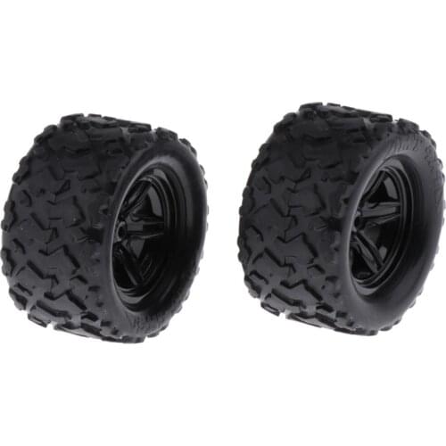 2 Pieces RC Car Racing Car Tires 1:18 Scale RC Car Replacement Parts Durable