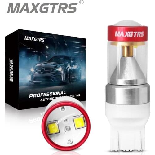 2x T20 LED 7443 7440 W21W W21/5W Chip Auto LED Reverse Backup DRL Lamp Car Turn Signal Light Bulb 6000K White Yellow Red