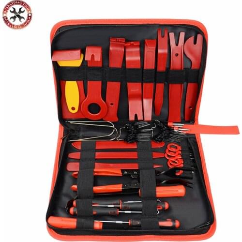 2021 Newest Car Repair Tools Trim Clips Removal 27pcs/set Auto Door Panel Dash Kit Panel Tool Set Portable Fastener Kits