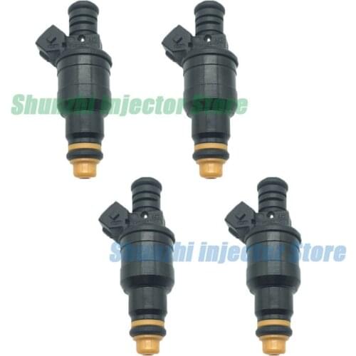 4pcs Fuel Injector Nozzle For Volvo 242 244 245 740 760 780 2.2L 2.3L 2.8L Peugeot 405 505 0280150734