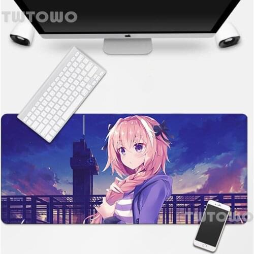 Astolfo Anime New HD Custom Mouse Mat Lovely Art Soft Anti-slip Natural Rubber Laptop Mice Pad Keyboard Pad MousePads MousePad