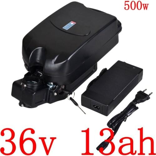 Free Customs No Tax 36V 13Ah Electric Bike Lithium Scooter Battery 500W 36V 10Ah 12.5Ah 13Ah 15Ah EBike Battery Pack+2A charger