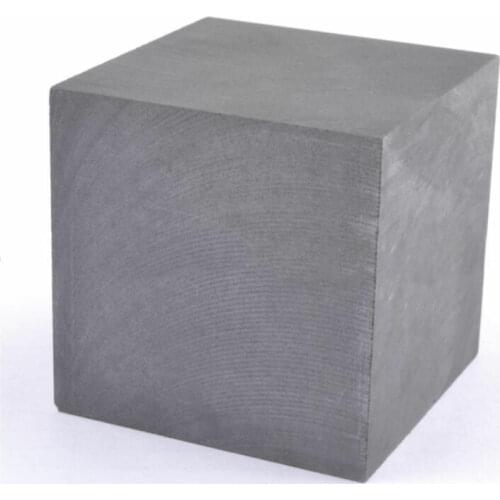 High Purity 99.9% Fine Grain Graphite Ingot Blank Block Sheet 50mX50mmX50mm