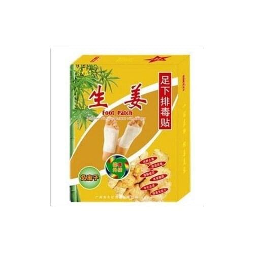 2pcs New arrival ginger factor vitality detox foot patch sleeping 8 medialbranch detox