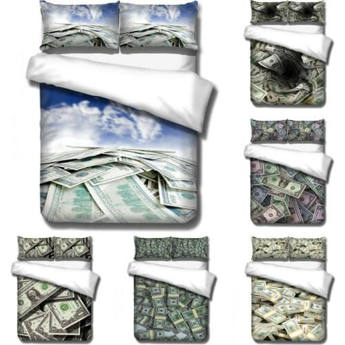 Dollar Serie Home Textile Pillow Case 3D Bed Linen Duvet Covers Comforter Bedding Sets Bed Set Home Decor Bedding