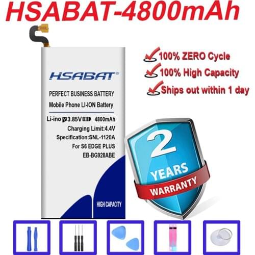 HSABAT Newest 4800mAh EB-BG928ABE for Samsung GALAXY S6 edge Plus G9280 G928F G928A G928P G928T G928V G928S G9287 G9287C Edge