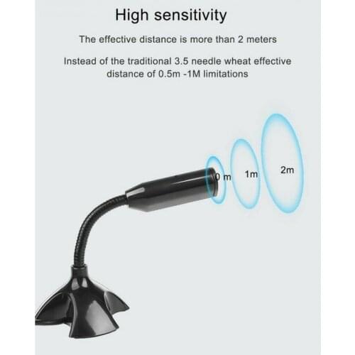 Mini Microphone For Computer New Portable Studio Speech Mini USB Microphone USB Professionnel Gaming Condenser Microphone
