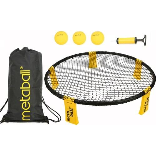 Mini Beach Volleyball Spike Balls Game Set Outdoor Team Sports Lawn Fitness Equipment Net With 3 Balls Volleyball Net Set