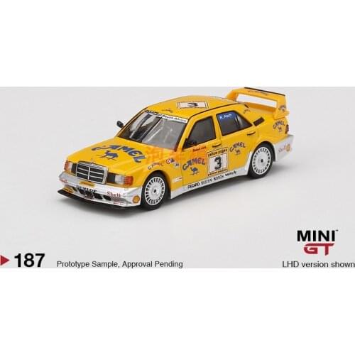 MINIGT 1:64 Benz 190E #3 Camel Limited collection metal die-casting car models
