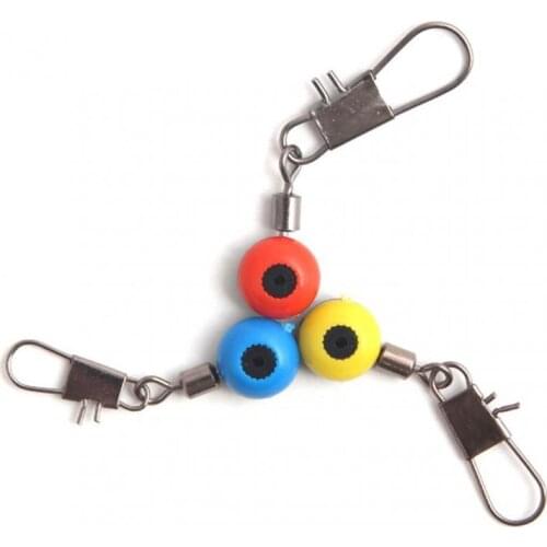 Stainless Steel With Snap Fishhook Lure Swivels 100/20/5pcs/lot Fishing Connector Pin Bearing Rolling Swivel Fishing Tackle