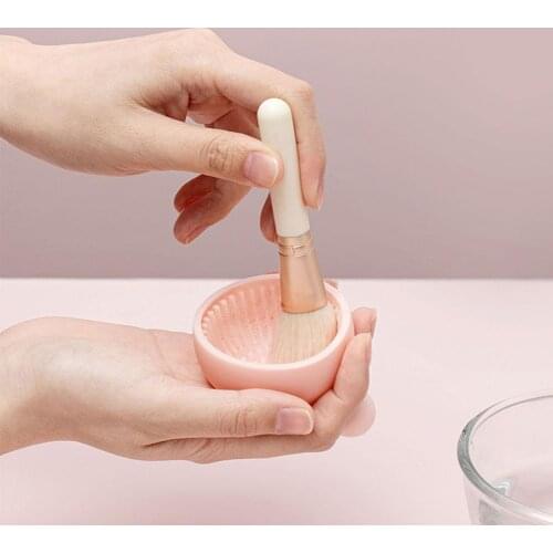 Makeup Brush Cleaner Silicone Foundation Makeup Brush Scrubber Board Pad Make Up Washing Brush Gel Deep Cleaning Mat Hand Tool