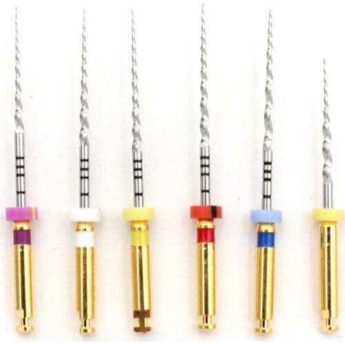 Dental rotary super files gold files rotary files niti heat activation endodontic flexible dentist use rotary files endondontic