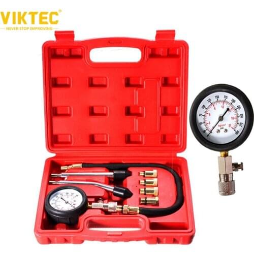 Viktec Petrol Engine Compression Test Kit M8 with Adaptor Gasoline Engine Compression Tester